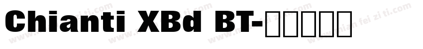 Chianti XBd BT字体转换